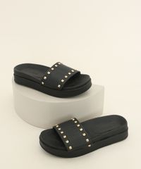 Rasteirinha-Feminina-Slide-Oneself-Flatform-com-Tachas-Preta-9982294-Preto_1