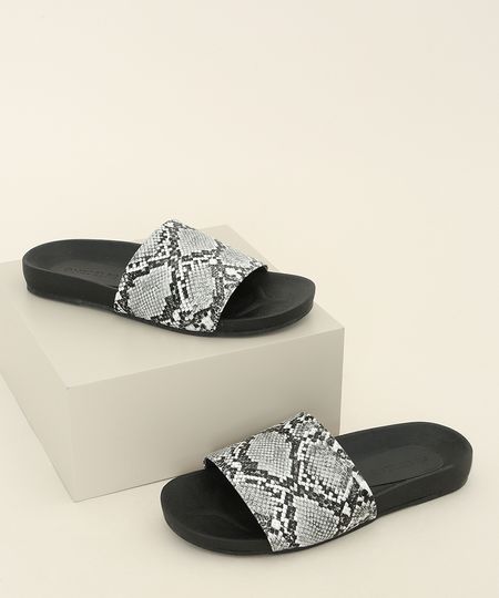 Rasteirinha-Feminina-Slide-Oneself-Texturizada-Animal-Print-Cobra-Preta-9982250-Preto_1