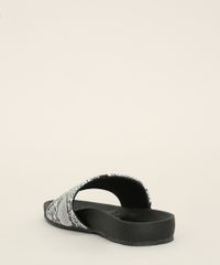 Rasteirinha-Feminina-Slide-Oneself-Texturizada-Animal-Print-Cobra-Preta-9982250-Preto_4
