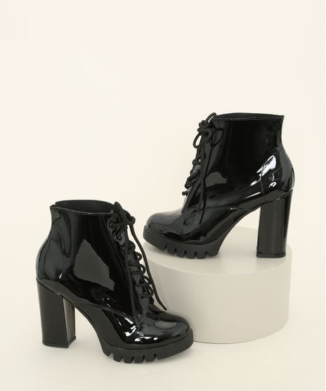 Coturno-Feminino-Tratorado-Oneself-Salto-Alto-em-Verniz-Preto-9983245-Preto_1