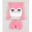 Kit-de-Gorro-Infantil-Coruja-com-Orelhinhas---Luva-em-Fleece-Rosa-Escuro-8490533-Rosa_Escuro_1