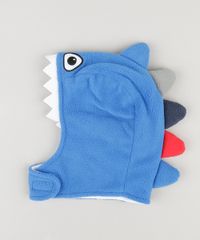 Kit-de-Gorro-Infantil-Tubarao-com-Dentes---Luva-em-Fleece-Azul-Royal-8489945-Azul_Royal_2