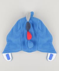 Kit-de-Gorro-Infantil-Tubarao-com-Dentes---Luva-em-Fleece-Azul-Royal-8489945-Azul_Royal_3