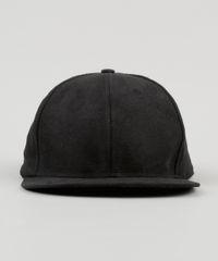Bone-Masculino-em-Suede-Aba-Reta-Preto-9134700-Preto_1