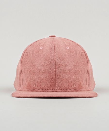 Bone-Masculino-em-Suede-Aba-Reta-Rose-9134700-Rose_1