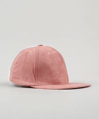 Bone-Masculino-em-Suede-Aba-Reta-Rose-9134700-Rose_2