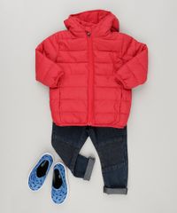Jaqueta-Infantil-Puffer-com-Capuz-e-Forro-em-Fleece-Vermelha-8845831-Vermelho_3