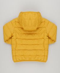 Jaqueta-Infantil-Puffer-com-Capuz-e-Forro-em-Fleece-Amarelo-Escuro-8845831-Amarelo_Escuro_2