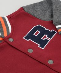 Jaqueta-Infantil-Bomber-College-em-Moletom-com-Bolsos-Vinho-8855411-Vinho_4