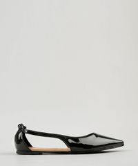 Sapatilha-Feminina-Bico-Fino-Vizzano-em-Verniz-com-Abertura-Lateral-e-Laco-Preta-9160956-Preto_1