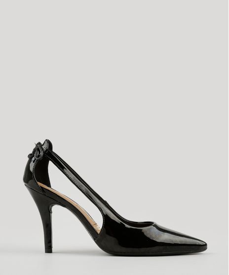 Scarpin-Feminino-Bico-Fino-Vizzano-Salto-Alto-em-Verniz-com-Abertura-Lateral-e-Laco-Preto-9160866-Preto_1