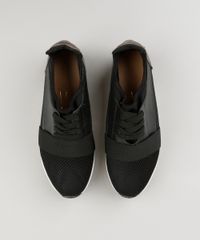 Tenis-Feminino-Vizzano-com-Elastico-e-Suede-Preto-9164035-Preto_4
