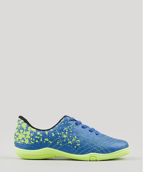 Chuteira-Infantil-Molekinho-Futsal-Estampada-Azul-9131079-Azul_1