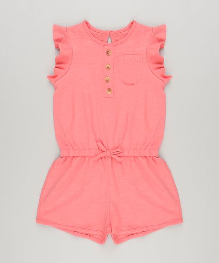 Macaquinho-Infantil-com-Babado-Bolso-Coral-9140861-Coral_1
