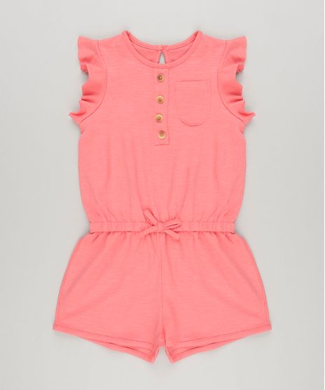 Macaquinho-Infantil-com-Babado-Bolso-Coral-9140861-Coral_1