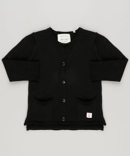 Cardigan-Infantil-Basico-em-Trico-com-Bolsos-Decote-Redondo-Preto-8871448-Preto_1