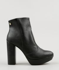 Bota-Feminina-Vizzano-Com-Meia-Pata-Salto-Alto-Bico-Redondo-Preto-9083451-Preto_1