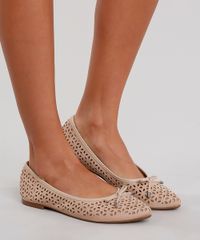 Sapatilha-Feminina-Bico-Fino-Beira-Rio-em-Suede-com-Laser-Cut-e-Laco-Bege-9175433-Bege_2