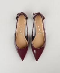 Sapatilha-Feminina-Bico-Fino-Vizzano-em-Verniz-com-Abertura-Lateral-e-Laco-Vinho-9160974-Vinho_4