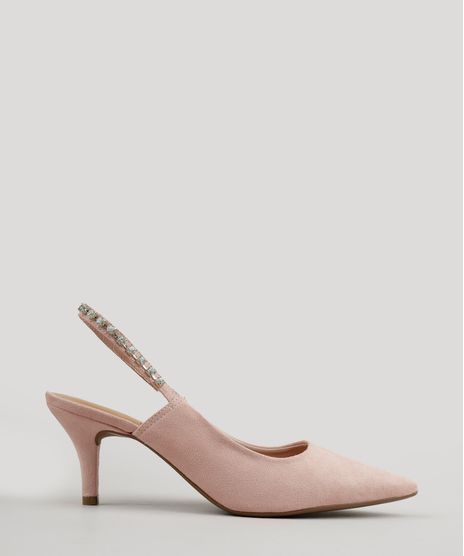 Scarpin-Feminino-Bico-Fino-Vizzano-Salto-Baixo-em-Suede-com-Tira-Strass-Rose-9160846-Rose_1