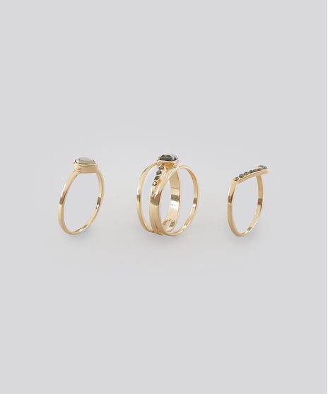 Kit-de-3-Aneis-Femininos-com-Strass-Dourado-8839732-Dourado_1