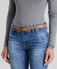 Cinto-Feminino-com-Fivela-Western-e-Tachas--Caramelo-9122264-Caramelo_2