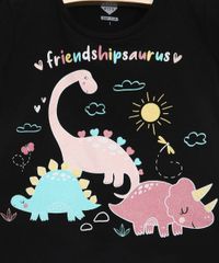Blusa-Infantil-Manga-Curta-Dinossauros-com-Glitter-Preta-9979654-Preto_2