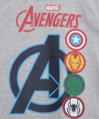 Pijama-Infantil-Manga-Curta-Os-Vingadores-Cinza-Mescla-9966393-Cinza_Mescla_2