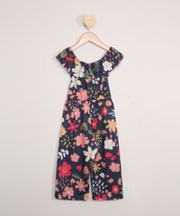 Macacao-Infantil-Manga-Curta-Pantacourt-Estampado-Floral-Azul-Marinho-9977420-Azul_Marinho_2