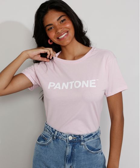 Camiseta-Feminina-Manga-Curta-Pantone-Decote-Redondo-Rosa-Claro-9968836-Rosa_Claro_1