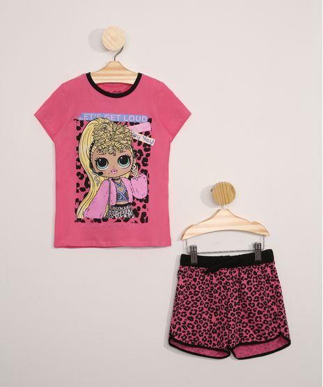 Pijama-Infantil-Manga-Curta-Lol-Surprise-Rosa-9966424-Rosa_1