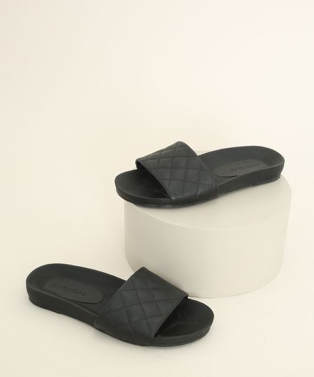 Rasteirinha-Feminina-Slide-Oneself-Matelasse-Preta-9982239-Preto_1