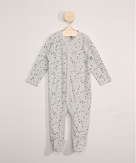 Macacao-Infantil-Manga-Longa-Estampado-de-Estrelas-com-Pezinho-Cinza-Mescla-9966452-Cinza_Mescla_1