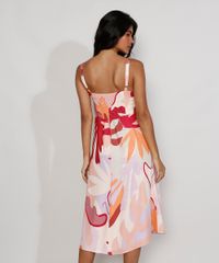 Vestido-Feminino-Midi-Estampado-de-Folhagem-com-Fenda-e-Lastex-Alca-Media-Multicor-9975386-Multicor_2