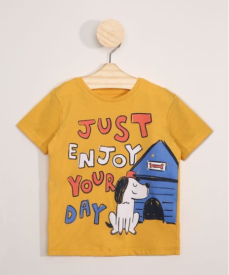 Camiseta-Infantil-Manga-Curta-Cachorrinho-Amarela-9976019-Amarelo_1