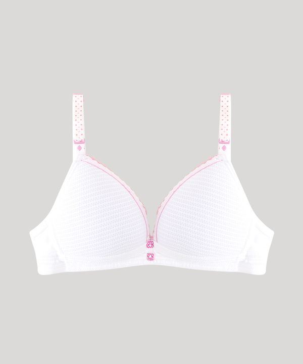 Sutiã Juvenil Love Secret com Bojo Troca Alça + Extensor Branco 36