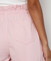 Short-de-Sarja-Feminino-Clochard-Cintura-Super-Alta-com-Cordao-Rosa-Claro-9981704-Rosa_Claro_4