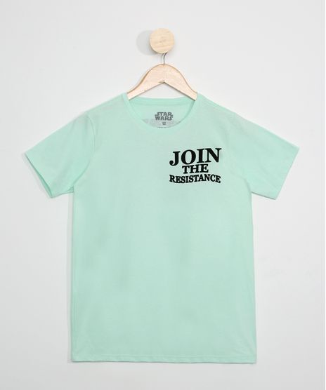 Camiseta-Juvenil-Manga-Curta--Join-The-Resistance--Star-Wars-Verde-Claro-9978652-Verde_Claro_1