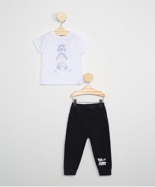 Conjunto-Infantil-de-Camiseta-Manga-Curta-Tom-Off-White---Calca-de-Moletom-Azul-Marinho-9976338-Azul_Marinho_1