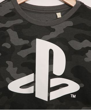 Camiseta-Infantil-Manga-Curta-Playstation-Estampada-Camuflada-Cinza-9983300-Cinza_2