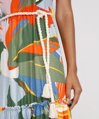 Vestido-Feminino-Midi-Estampado-de-Folhagem-com-Babado-e-Cinto-Corda-Sem-Manga-Multicor-9976258-Multicor_4