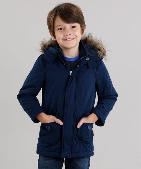 Jaqueta-Infantil-Parka-Capuz-com-Pelos--Azul-Marinho-8863148-Azul_Marinho_1