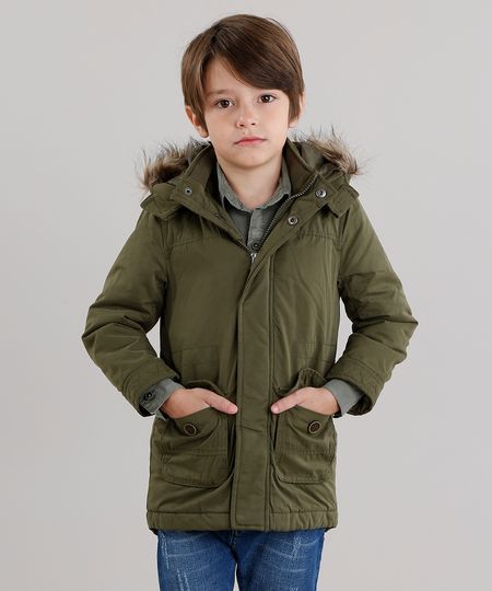 Jaqueta-Infantil-Parka-Capuz-com-Pelos--Verde-Militar-8863148-Verde_Militar_1 Jaqueta-Infantil-Parka-Capuz-com-Pelos--Verde-Militar-8863148-Verde_Militar_1