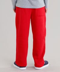 Calca-Infantil-Homem-Aranha-em-Moletom-com-Bolsos-em-Algodao---Sustentavel-Vermelha-8474540-Vermelho_2