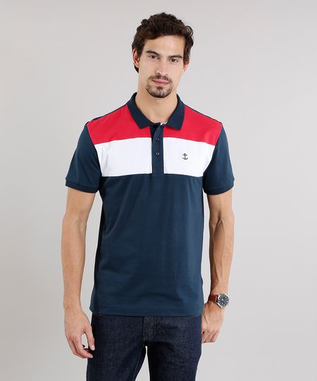 Polo-Masculina-com-Recortes-e-Bordado-Manga-Curta-Azul-Marinho-8757729-Azul_Marinho_1 Polo-Masculina-com-Recortes-e-Bordado-Manga-Curta-Azul-Marinho-8757729-Azul_Marinho_1