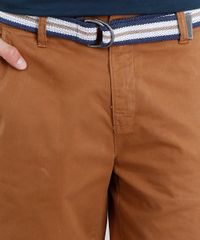 Bermuda-Masculina-Reta-com-Cinto-Cadarco-Listrado-com-Bolsos-Caramelo-8807676-Caramelo_4