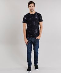 Calca-Jeans-Masculina-Skinny-com-Bolsos-Resinado-Azul-Escuro-8903191-Azul_Escuro_3
