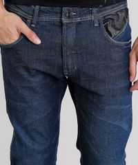Calca-Jeans-Masculina-Skinny-com-Bolsos-Resinado-Azul-Escuro-8903191-Azul_Escuro_4