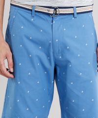 Bermuda-Masculina-Reta-Estampada-de-Barcos-com-Cinto-Cadarco-Listrado-com-Bolsos-Azul-8773047-Azul_4