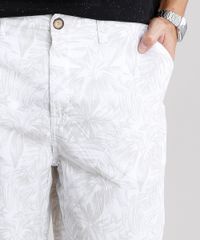 Bermuda-Masculina-Reta-Estampada-de-Folhagem-com-Bolsos-Off-White-8761832-Off_White_4